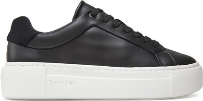 ΑΘΛΗΤΙΚΑ FF CUPSOLE LACE UP LTH HW0HW02570 ΜΑΥΡΟ CALVIN KLEIN