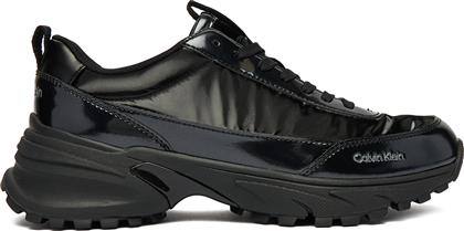 ΑΘΛΗΤΙΚΑ HIKE RUNNER LACE UP PEARL NY YW0YW02043 ΜΑΥΡΟ CALVIN KLEIN