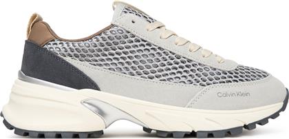 ΑΘΛΗΤΙΚΑ HIKE RUNNER LACE UP TECHMIX YW0YW02030 ΜΠΕΖ CALVIN KLEIN