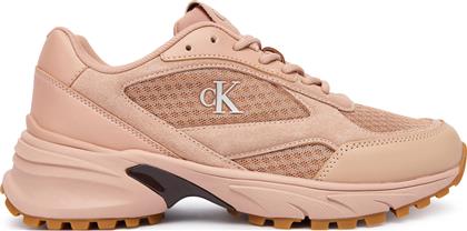 ΑΘΛΗΤΙΚΑ HIKE RUNNER MESH MIX CK YW0YW01994 ΠΟΡΤΟΚΑΛΙ CALVIN KLEIN