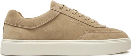 ΑΘΛΗΤΙΚΑ LACE UP SUEDE HM0HM01792 ΜΠΕΖ CALVIN KLEIN