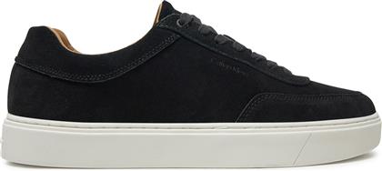 ΑΘΛΗΤΙΚΑ LACE UP SUEDE HM0HM01792 ΜΑΥΡΟ CALVIN KLEIN