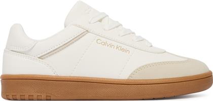 ΑΘΛΗΤΙΚΑ LOW CUT LACE-UP SNEAKER V3X9-83159-1269 S ΛΕΥΚΟ CALVIN KLEIN