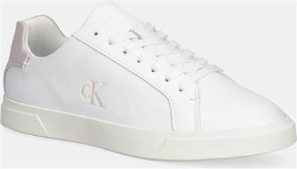 ΑΘΛΗΤΙΚΑ LOW PRO CUP LACEUP LTH MOIRE ΧΡΩΜΑ: ΜΠΕΖ, HW0HW02845 CALVIN KLEIN