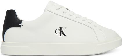 ΑΘΛΗΤΙΚΑ LOW PRO CUP LACEUP LTH MOIRE HW0HW02845 ΛΕΥΚΟ CALVIN KLEIN