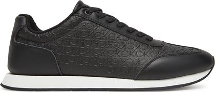 ΑΘΛΗΤΙΚΑ LOW PROF RUNN LACEUP MONO HM0HM01896 ΜΑΥΡΟ CALVIN KLEIN