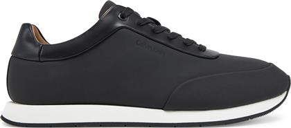 ΑΘΛΗΤΙΚΑ LOW PROF RUNN LACEUP RUBB LTH HM0HM01707 ΜΑΥΡΟ CALVIN KLEIN