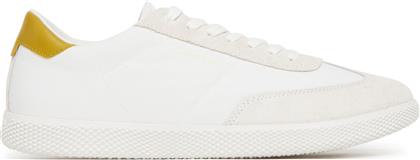 ΑΘΛΗΤΙΚΑ LOW TOP LACE UP CV MIX HM0HM01724 ΛΕΥΚΟ CALVIN KLEIN