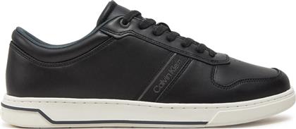 ΑΘΛΗΤΙΚΑ LOW TOP LACE UP LOGO HM0HM01491 ΜΑΥΡΟ CALVIN KLEIN