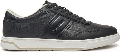 ΑΘΛΗΤΙΚΑ LOW TOP LACE UP LOGO HM0HM01653 ΜΑΥΡΟ CALVIN KLEIN