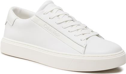 ΑΘΛΗΤΙΚΑ LOW TOP LACE UP LTH HM0HM00861 ΛΕΥΚΟ CALVIN KLEIN από το EPAPOUTSIA