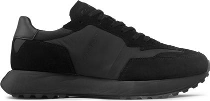 ΑΘΛΗΤΙΚΑ LOW TOP LACE UP MIX HM0HM00497 ΜΑΥΡΟ CALVIN KLEIN