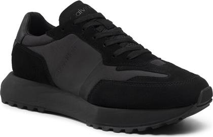 ΑΘΛΗΤΙΚΑ LOW TOP LACE UP MIX HM0HM00497 ΜΑΥΡΟ CALVIN KLEIN