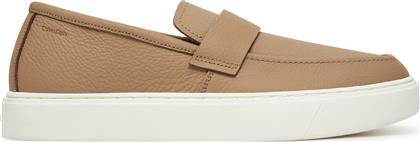 ΑΘΛΗΤΙΚΑ MOCCASIN LTH UNLINED HM0HM01813 ΚΑΦΕ CALVIN KLEIN