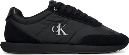 ΑΘΛΗΤΙΚΑ RETRO RUNNER ESS MIX MAT YM0YM01361 ΜΑΥΡΟ CALVIN KLEIN