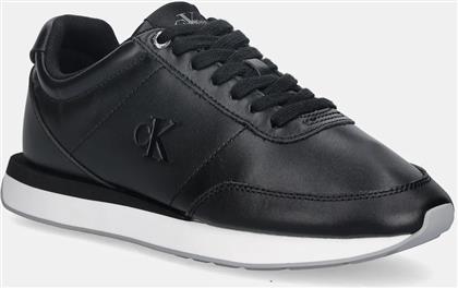 ΑΘΛΗΤΙΚΑ RETRO RUNNER LACE UP LTH MG ΧΡΩΜΑ: ΜΑΥΡΟ, YW0YW01942 CALVIN KLEIN