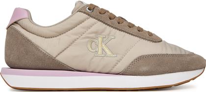 ΑΘΛΗΤΙΚΑ RETRO RUNNER LACE UP NYLON MG YW0YW01990 ΧΑΚΙ CALVIN KLEIN