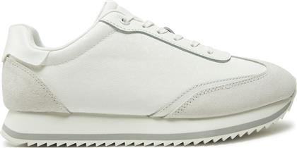 ΑΘΛΗΤΙΚΑ RUNNER LACE UP - MONO MIX HW0HW02294 ΛΕΥΚΟ CALVIN KLEIN