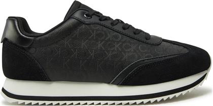 ΑΘΛΗΤΙΚΑ RUNNER LACE UP - MONO MIX HW0HW02294 ΜΑΥΡΟ CALVIN KLEIN