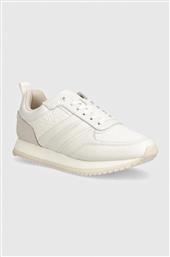 ΑΘΛΗΤΙΚΑ RUNNER LACE UP SAFF MONO ΧΡΩΜΑ: ΑΣΠΡΟ, HW0HW02102 CALVIN KLEIN