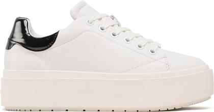 ΑΘΛΗΤΙΚΑ SQUARED FLATFORM CUPSOLE LACE UP HW0HW01775 ΛΕΥΚΟ CALVIN KLEIN