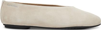 ΜΠΑΛΑΡΙΝΕΣ BALLERINA ROUND HW SUE HW0HW02565 ΜΠΕΖ CALVIN KLEIN