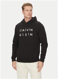 ΜΠΛΟΥΖΑ ENLARGED LOGO K10K114261 ΜΑΥΡΟ REGULAR FIT CALVIN KLEIN