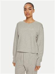 ΜΠΛΟΥΖΑ ΠΙΤΖΑΜΑΣ RELAXED CREW PULLOVER QS7273E ΓΚΡΙ REGULAR FIT CALVIN KLEIN