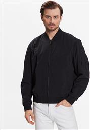 ΜΠΟΜΠΕΡ ΜΠΟΥΦΑΝ MATT CRINKLE HERO BOMBER K10K111021 ΜΑΥΡΟ REGULAR FIT CALVIN KLEIN