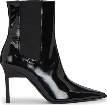 ΜΠΟΤΑΚΙΑ GEO STILETTO CHELSEA BOOT 90-PAT HW0HW01809 ΜΑΥΡΟ CALVIN KLEIN