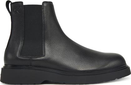 ΜΠΟΤΑΚΙΑ ΜΕ ΛΑΣΤΙΧΟ COMBAT ESS CHELSEA BOOT LTH YM0YM01374 ΜΑΥΡΟ CALVIN KLEIN