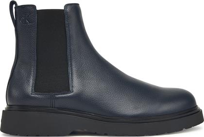 ΜΠΟΤΑΚΙΑ ΜΕ ΛΑΣΤΙΧΟ COMBAT ESS CHELSEA BOOT LTH YM0YM01374 ΣΚΟΥΡΟ ΜΠΛΕ CALVIN KLEIN