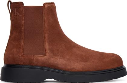 ΜΠΟΤΑΚΙΑ ΜΕ ΛΑΣΤΙΧΟ COMBAT ESS CHELSEA BOOT SU YM0YM01372 ΚΑΦΕ CALVIN KLEIN