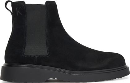 ΜΠΟΤΑΚΙΑ ΜΕ ΛΑΣΤΙΧΟ COMBAT ESS CHELSEA BOOT SU YM0YM01372 ΜΑΥΡΟ CALVIN KLEIN