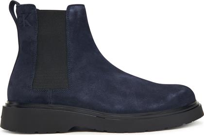 ΜΠΟΤΑΚΙΑ ΜΕ ΛΑΣΤΙΧΟ COMBAT ESS CHELSEA BOOT SU YM0YM01372 ΣΚΟΥΡΟ ΜΠΛΕ CALVIN KLEIN