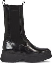 ΜΠΟΤΑΚΙΑ ΜΕ ΛΑΣΤΙΧΟ PITCHED CHELSEA BOOT HW0HW01686 ΜΑΥΡΟ CALVIN KLEIN