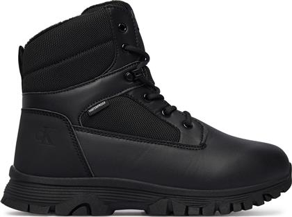 ΜΠΟΤΕΣ ΧΙΟΝΙΟΥ LACE-UP BOOTIE V3X5-83190-1485 D ΜΑΥΡΟ CALVIN KLEIN