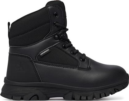 ΜΠΟΤΕΣ ΧΙΟΝΙΟΥ LACE-UP BOOTIE V3X5-83190-1485 S ΜΑΥΡΟ CALVIN KLEIN