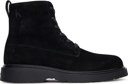 ΜΠΟΤΙΝΙΑ COMBAT ESS LACE UP ZIP BOOT SU YM0YM01371 ΜΑΥΡΟ CALVIN KLEIN