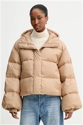 ΜΠΟΥΦΑΝ ΜΕ ΕΠΕΝΔΥΣΗ ΑΠΟ ΠΟΥΠΟΥΛΑ ΧΡΩΜΑ: ΜΠΕΖ, LV044D525G CALVIN KLEIN