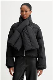 ΜΠΟΥΦΑΝ ΜΕ ΕΠΕΝΔΥΣΗ ΑΠΟ ΠΟΥΠΟΥΛΑ ΧΡΩΜΑ: ΜΑΥΡΟ, LV044D518G CALVIN KLEIN