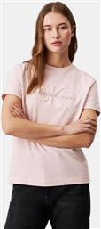 CHENILLE MONOLOGO REGULAR TEE (9000201000-51430) CALVIN KLEIN από το COSMOSSPORT