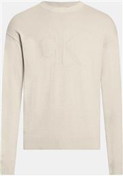 INTARSIA MIX STITCH ΑΝΔΡΙΚΗ ΜΠΛΟΥΖΑ ΜΑΚΡΥ ΜΑΝΙΚΙ (9000201015-27518) CALVIN KLEIN