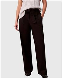 COTTON TWILL BELTED TROUSER CALVIN KLEIN