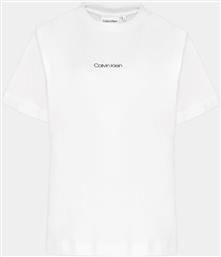 T-SHIRT INCLUSIVE MICRO LOGO K20K203712 ΛΕΥΚΟ REGULAR FIT CALVIN KLEIN