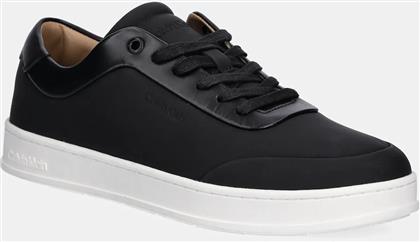 ΔΕΡΜΑΤΙΝΑ ΑΘΛΗΤΙΚΑ ΠΑΠΟΥΤΣΙΑ LOW TOP LACE UP OXFORD RUBB LTH ΧΡΩΜΑ: ΜΑΥΡΟ, HM0HM01708 CALVIN KLEIN