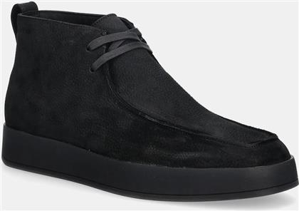 ΔΕΡΜΑΤΙΝΑ ΚΛΕΙΣΤΑ ΠΑΠΟΥΤΣΙΑ HYBRID CUP APRON BOOT NU W ΑΝΔΡΙΚΑ, ΧΡΩΜΑ: ΜΑΥΡΟ, HM0HM02057 CALVIN KLEIN