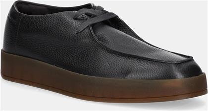 ΔΕΡΜΑΤΙΝΑ ΚΛΕΙΣΤΑ ΠΑΠΟΥΤΣΙΑ HYBRID CUP WALLABEE LTH ΑΝΔΡΙΚΟ, ΧΡΩΜΑ: ΚΑΦΕ, HM0HM02062 CALVIN KLEIN