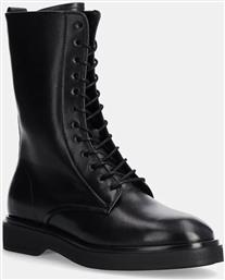 ΔΕΡΜΑΤΙΝΑ WORKERS FLAT MID LACE UP BOOT LTH ΧΡΩΜΑ: ΜΑΥΡΟ, HW0HW02181 CALVIN KLEIN