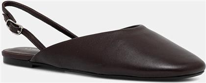 ΔΕΡΜΑΤΙΝΕΣ ΜΠΑΛΑΡΙΝΕΣ OBLIQUE BALLERINA SLINGBACK LTH CALVIN KLEIN